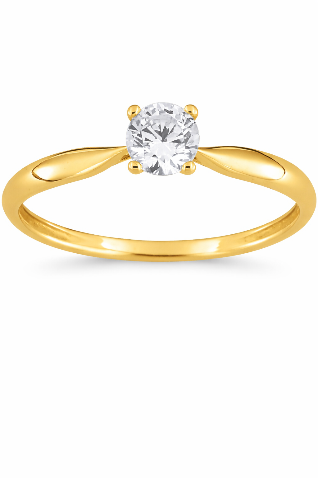 Bijou en or 375 avec oxyde de zirconium