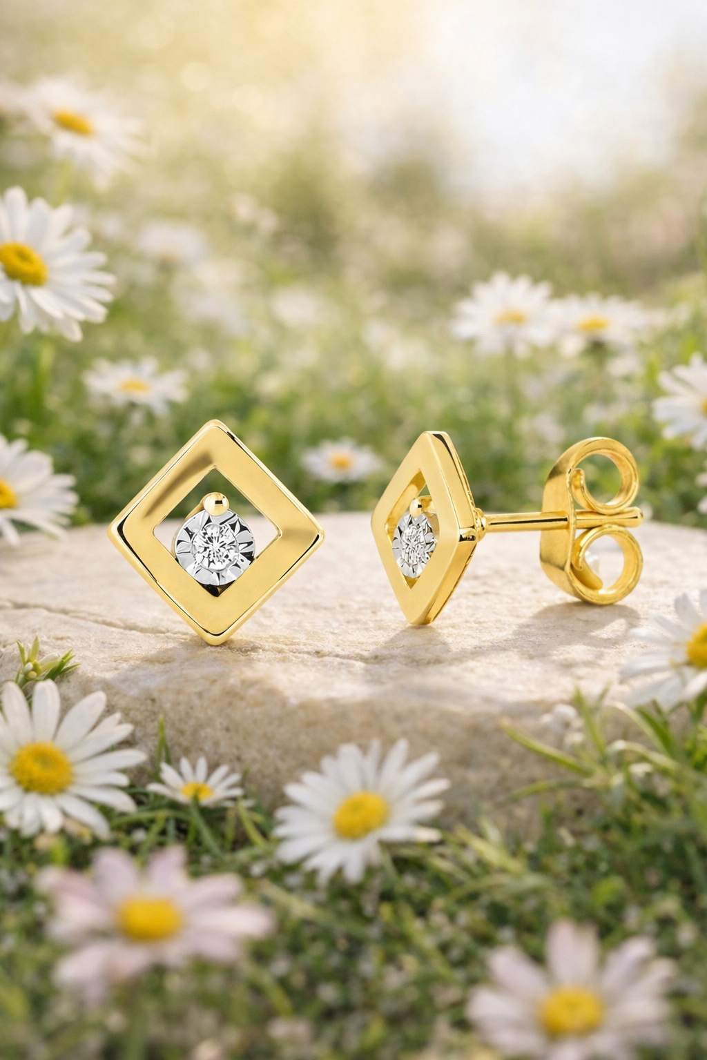 Bijou en or 750 avec diamants