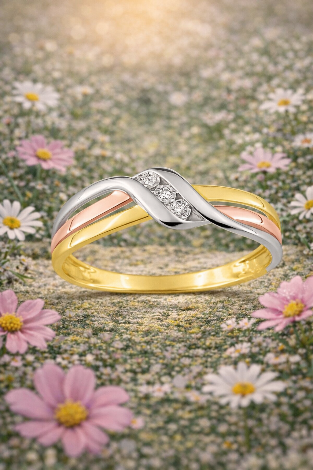 Bijou en or 750 avec diamants