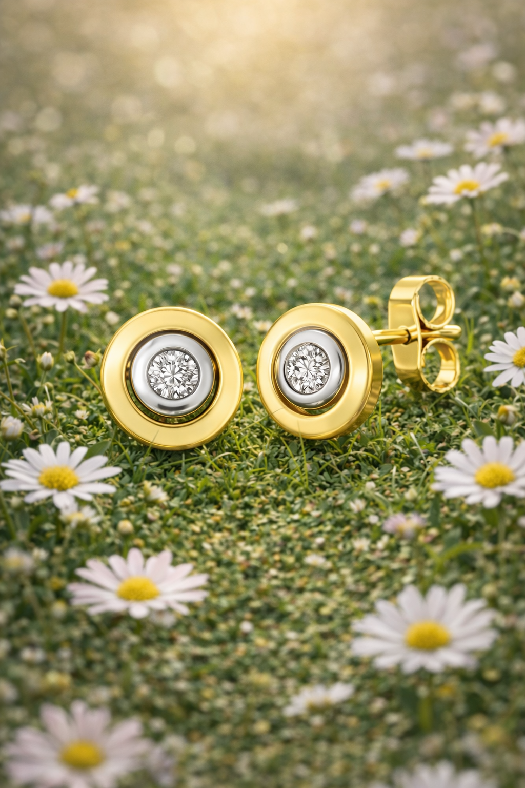 Bijou en or 750 avec diamants