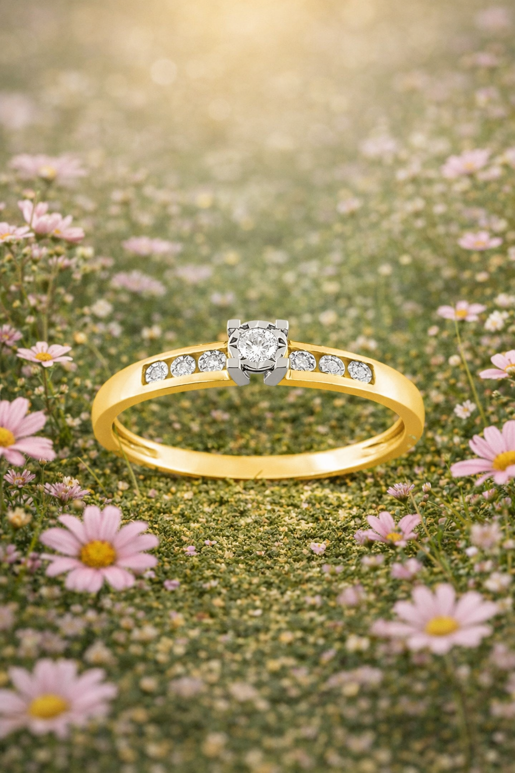 Bijou en or 750 avec diamants